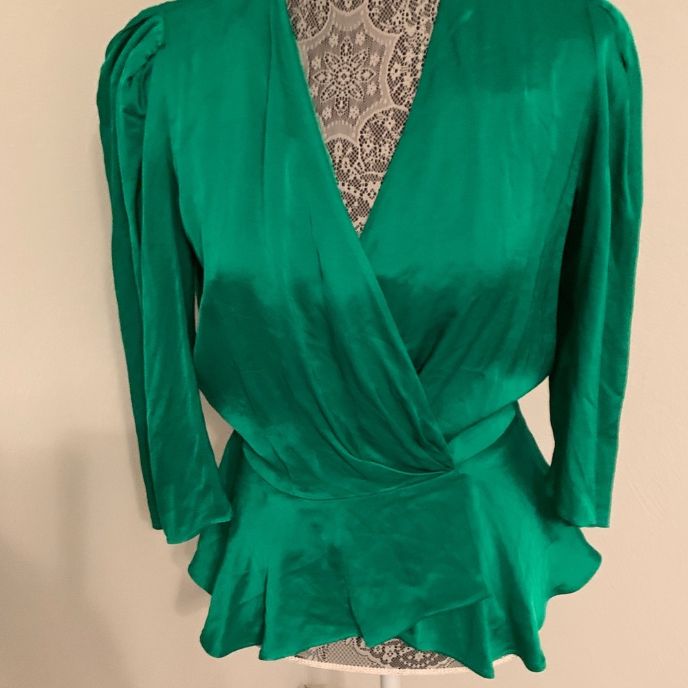 Sexy Green Zara Blouse 😍😍😍